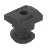 Cable duct fixing clip - Accessories Aluminium cable duct system