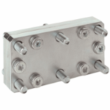 Verbindungsplatte Aluminium Profilsystem "Schwerlast" - Accessories Aluminium Profile System "Heavy Duty"